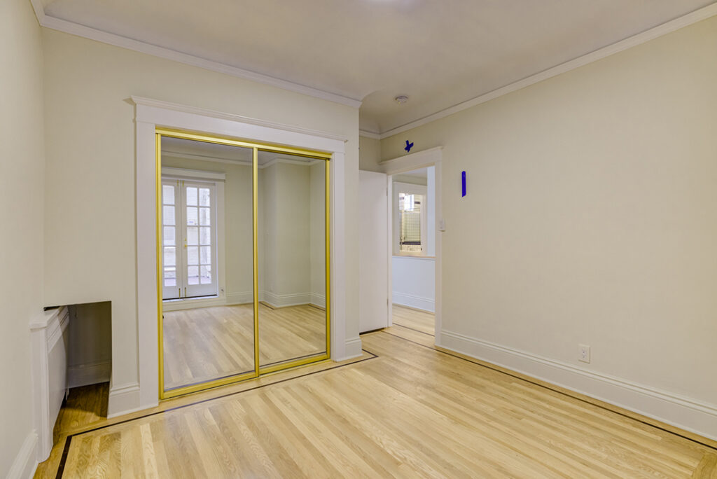 Interior room of Mark Hopkins apartment