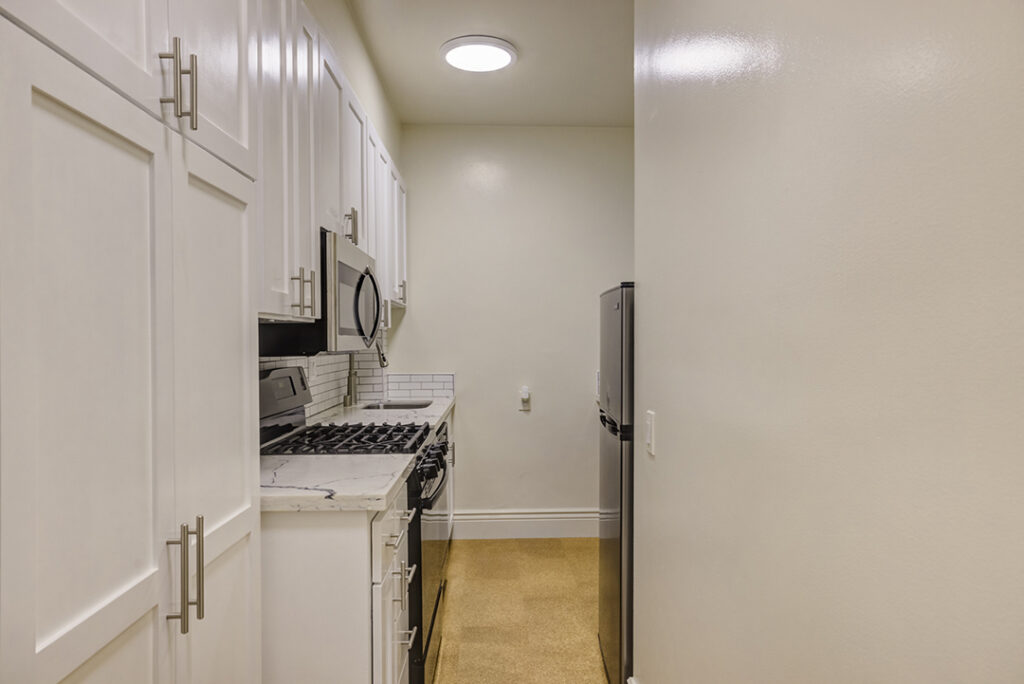 Kitchen interior at Mark Hopkins