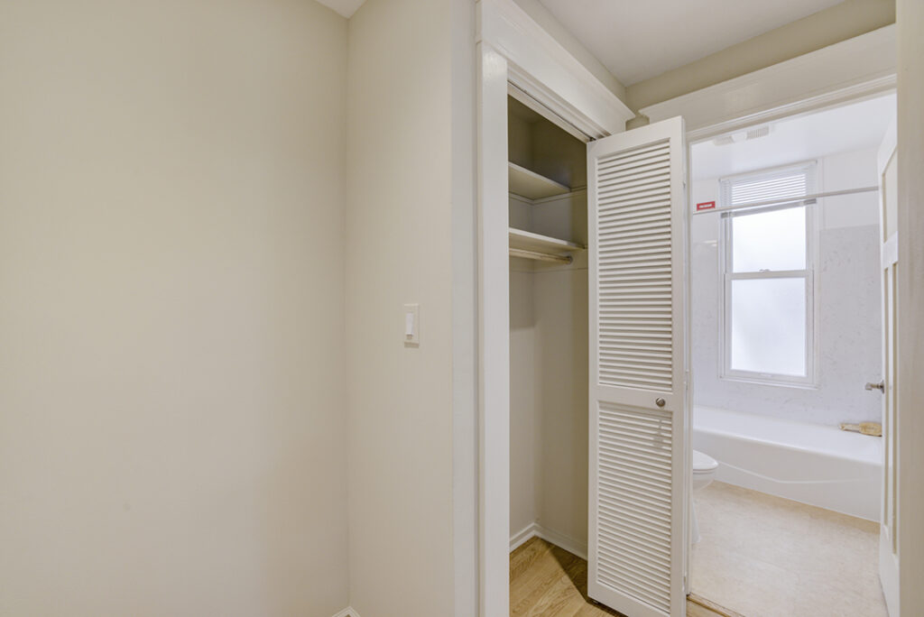 Closet in Mark Hopkins apartment