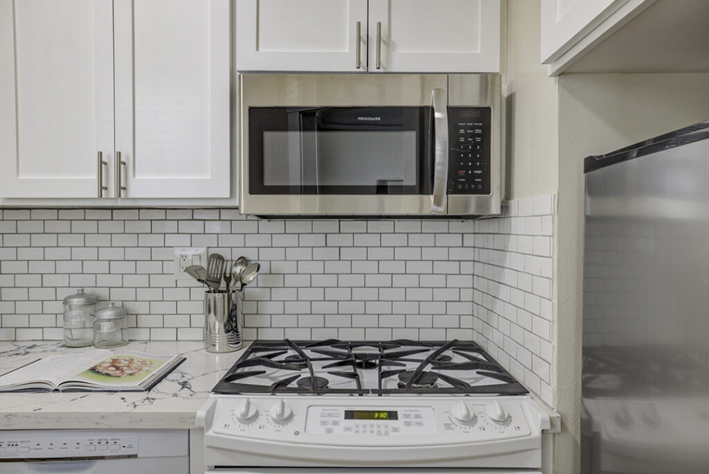 Kitchen appliances in Mark Hopkins apartment